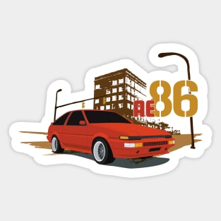 Urban AE86 Sticker